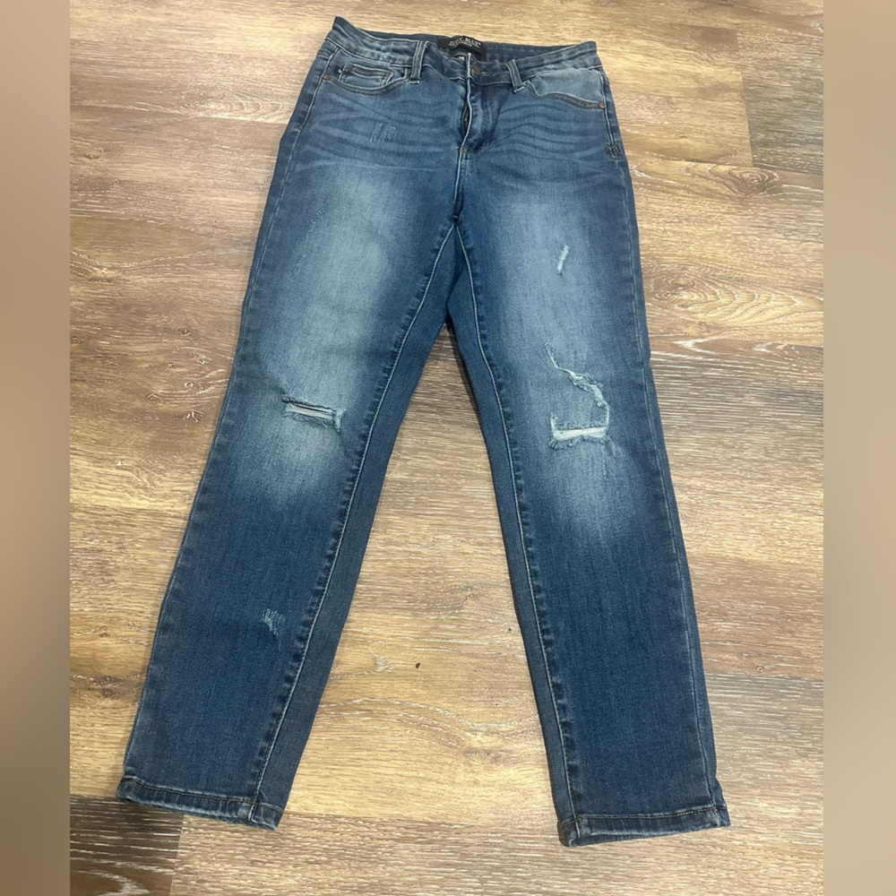 Judy Blue Distressed Blue Jeans